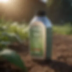 Acelepryn insecticide packaging on a farm