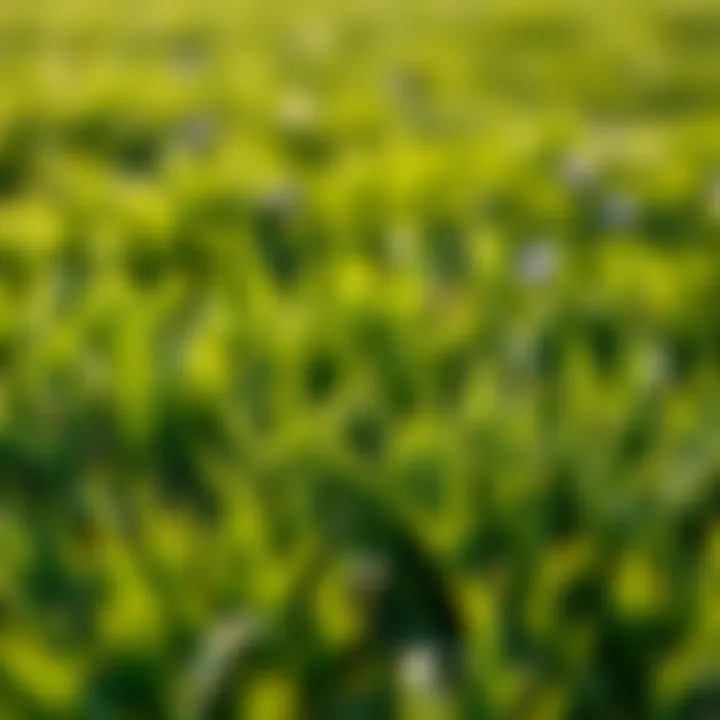 Vibrant Bermuda grass lawn showcasing healthy growth