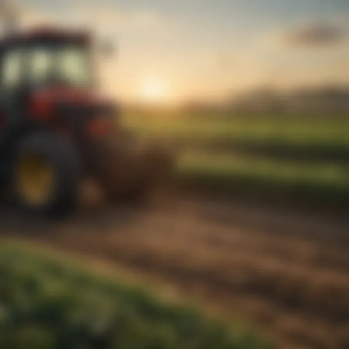 Graphical representation of agricultural loan types