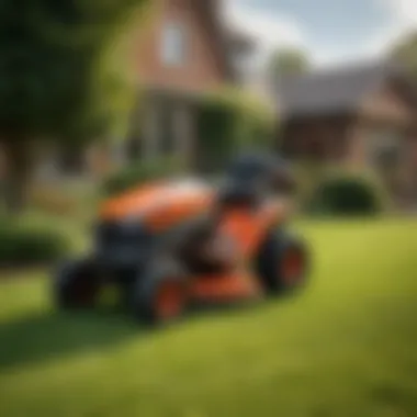 Modern Lawn Care with Atwoods Riding Lawn Mower A comparison of traditional vs. modern lawn care with Atwoods riding lawn mower.