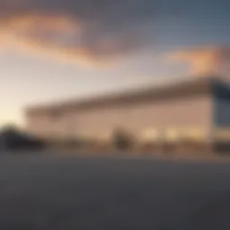 Exterior view of Barnes Tire showcasing the facility
