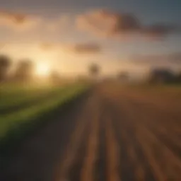 Stunning landscape showcasing fertile farmland