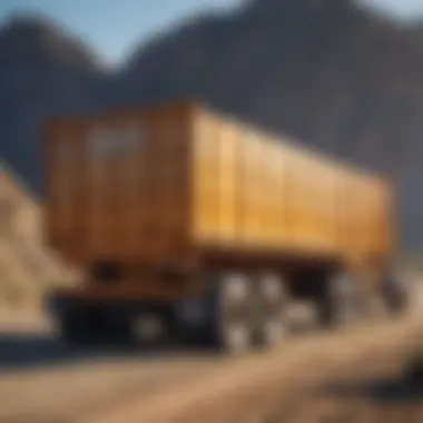 Detailed view of a Big Bend stock trailer showcasing its robust construction