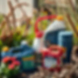 Diverse selection of broadleaf weed killers