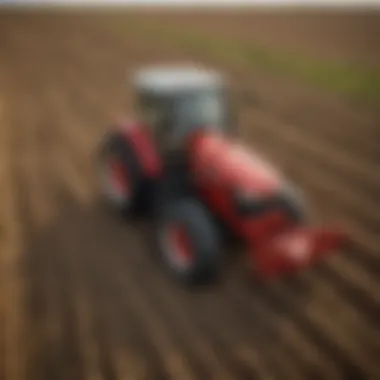 Farmers utilizing the Case Model S Tractor in a vast field