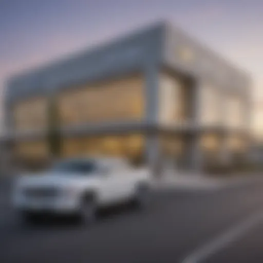 Exterior view of Champion Chevy Athens AL dealership showcasing its modern architecture