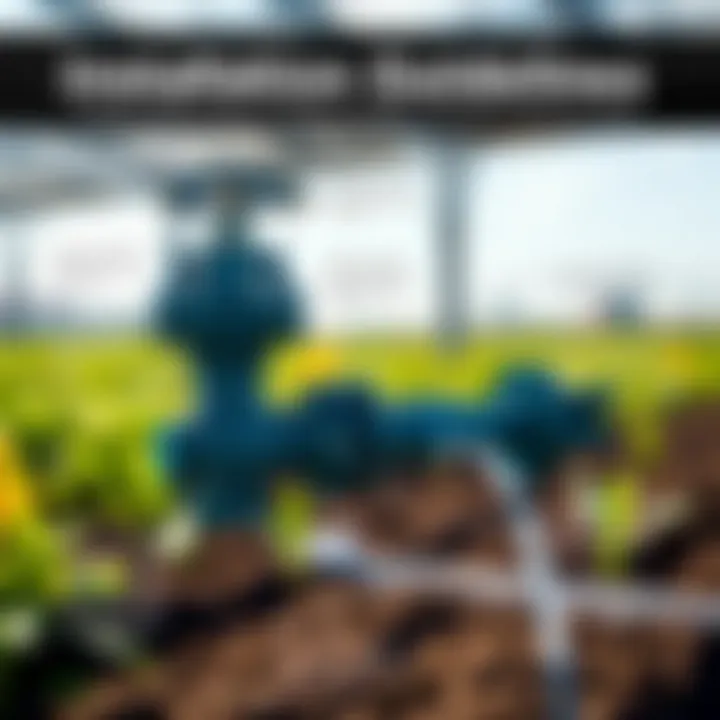 Installation Guidelines for Backflow Valves Infographic on installation guidelines for backflow valves in agriculture