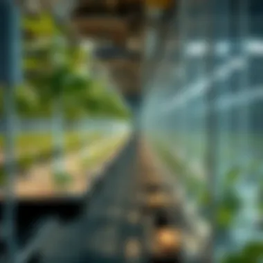 Hydroponic Drip Systems in Commercial Agriculture A professional setting with hydroponic drip systems in use for commercial agriculture