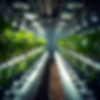 Detailed Layout of Hydroponic Drip System A detailed layout of a hydroponic drip system showcasing its components