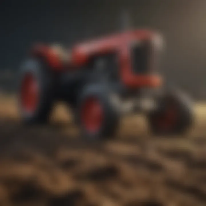 A comparative chart of different tractor types and their specifications