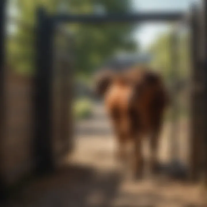 Maintenance tools and practices for cattle alley gates