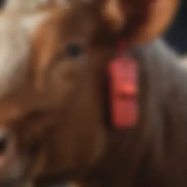 Different types of ear tags available for livestock