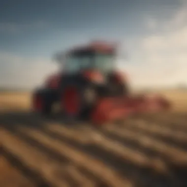 Tonutti hay rake operating in a field