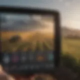 Visual representation of Climate FieldView dashboard showcasing data analytics