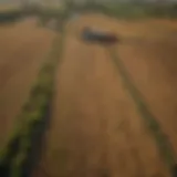 Detailed map showcasing GIS applications in agriculture