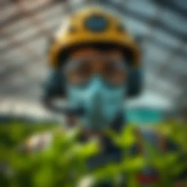 Safety protocols for pesticide application