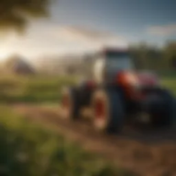 Graph illustrating current farm loan interest trends