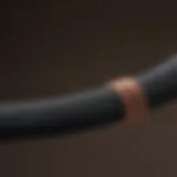 Close-up of ten gauge wire showcasing its thickness and texture