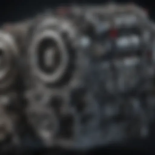 Detailed illustration of Detroit Diesel engine components