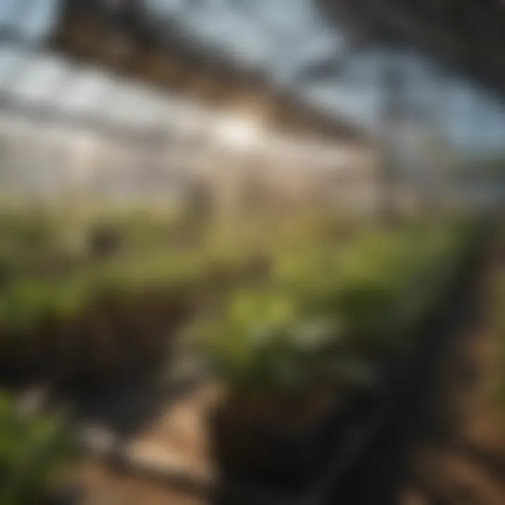 Diagram illustrating plant light requirements
