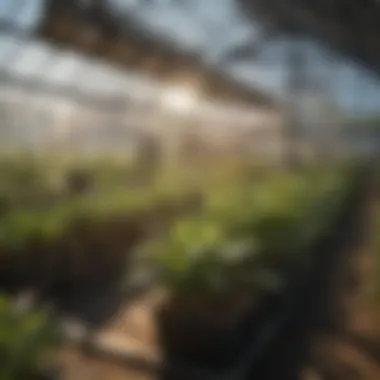 Understanding Plant Light Needs in Greenhouses Diagram illustrating plant light requirements