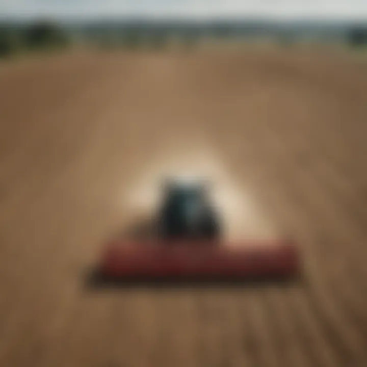 Crop fields showcasing the results of effective seeding techniques