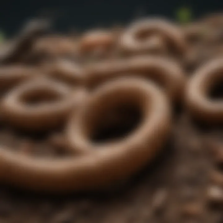 Illustration of cutworm lifecycle stages