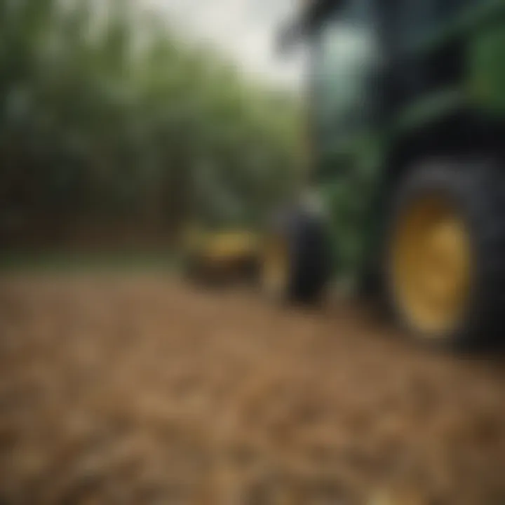 Close-up of corn being harvested, showcasing quality and care