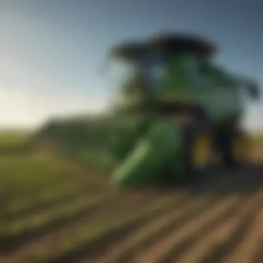 Post-harvest management techniques illustrated on a farm