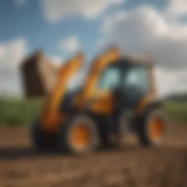 Compact tractor loader backhoe enhancing productivity in modern farming