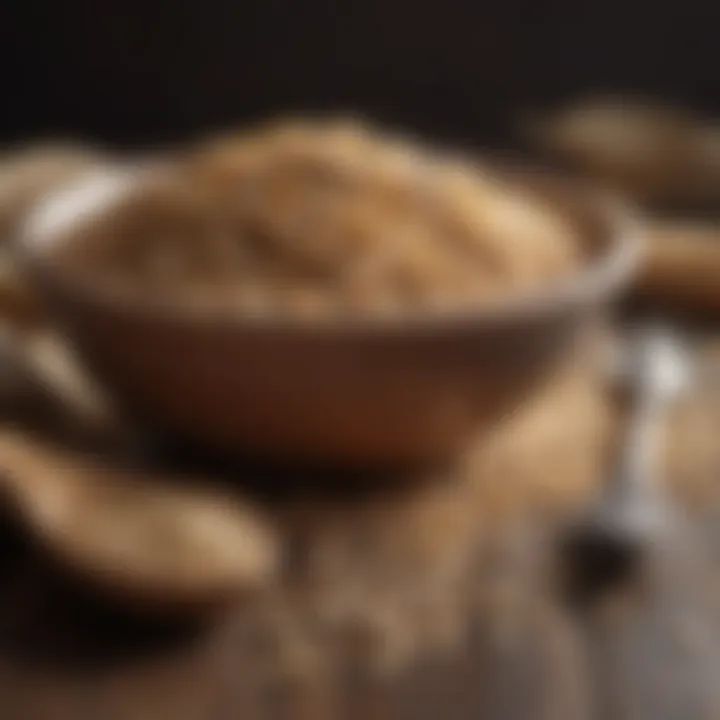 Bowl of whole grains with a spoon