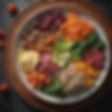 Nutrient-Dense Foods for Muscle Growth Colorful plate of nutrient-dense foods