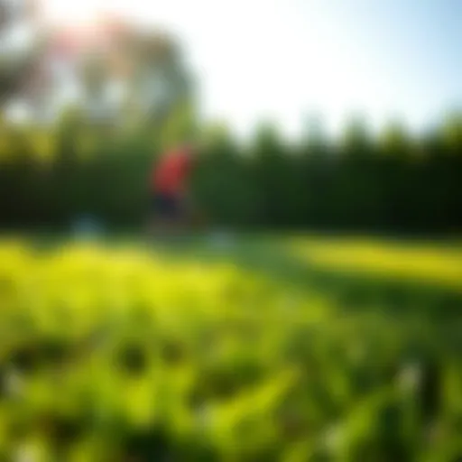 A lush green lawn treated with Scotts pre-emergent herbicide showcasing effective weed control.