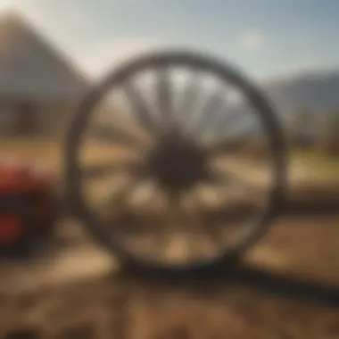 Gallagher Tumble Wheel in Action Gallagher Tumble Wheel in action on a modern farm