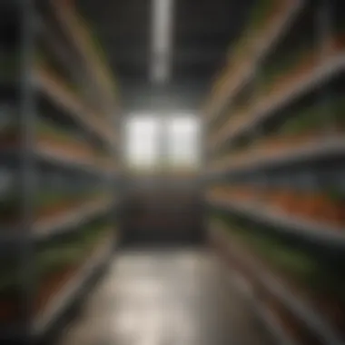 Efficient Use of Shelving in Commercial Greenhouse Environments Practical application of shelving units in a commercial greenhouse setting