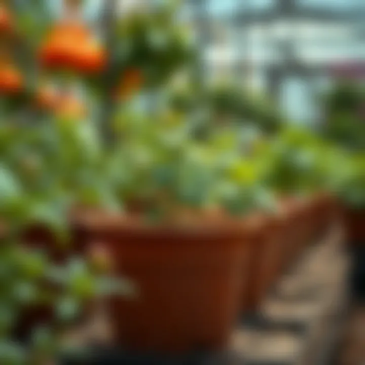 Sustainable practices in horticulture highlighted by using 7 gallon plastic nursery pots