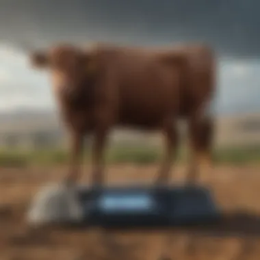 Advanced digital cattle weigh scale