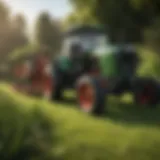 A variety of lawn pesticides on display
