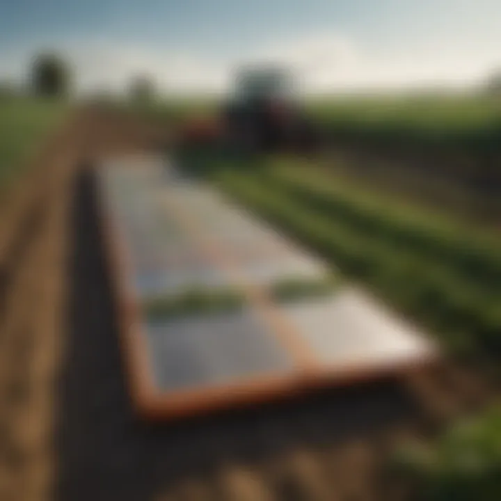 Innovative use of plastic boards in crop protection