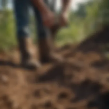 Farmers discussing soil management strategies