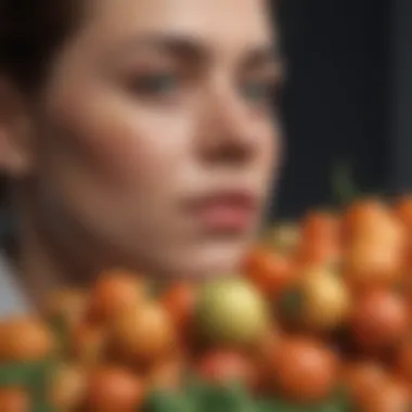 Food Security and Biotechnology A conceptual image illustrating food security and biotechnology