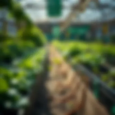 Sustainable urban farming practices in action