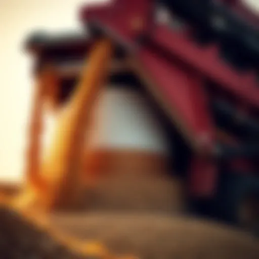 High-capacity grain bag unloader in action