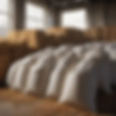 Diverse Grainbags in Agricultural Storage An array of grainbags filled with different types of grains