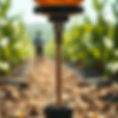 Diagram of the mechanism of action of halt weed killers