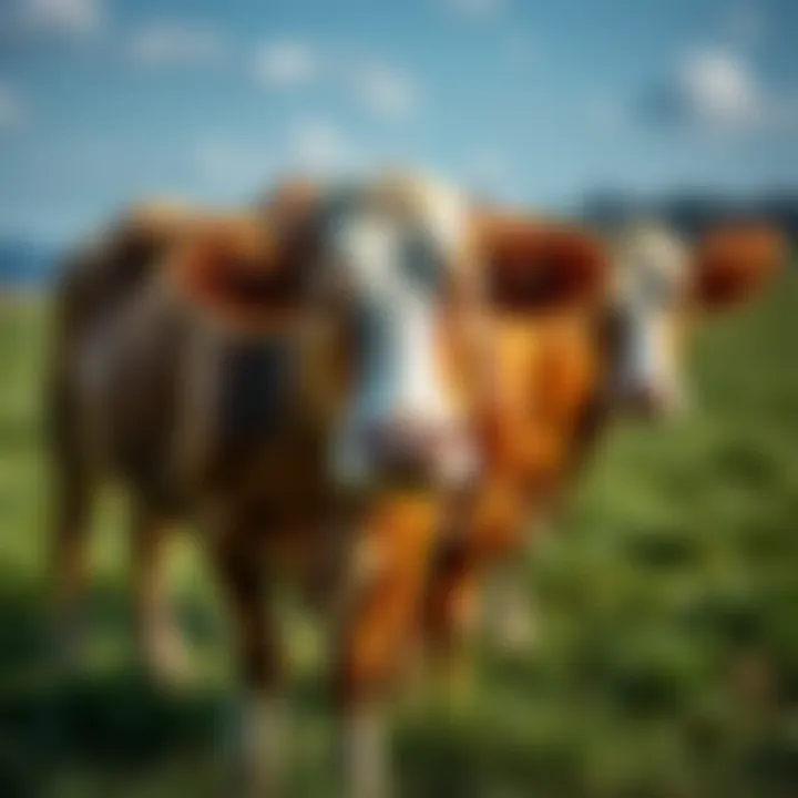 Enhancing Cattle Productivity through Vaccination Healthy cattle grazing in a pasture