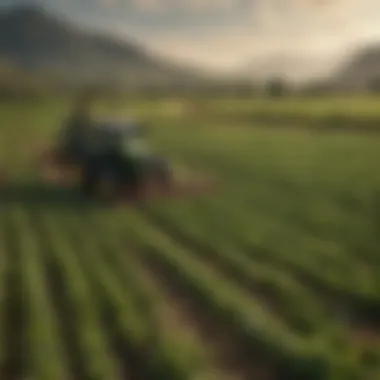 Innovative farming techniques that highlight sustainable practices in crop management.