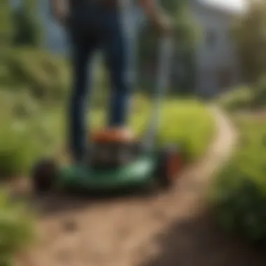 Overview of the Home Pro weed eater showcasing its sleek design