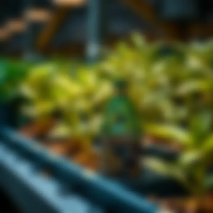 Essential Nutrients for Hydroponic Plants Detailed illustration of macronutrients and micronutrients essential for plants