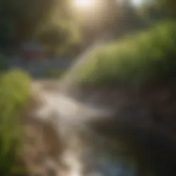 Advanced irrigation system optimizing water usage